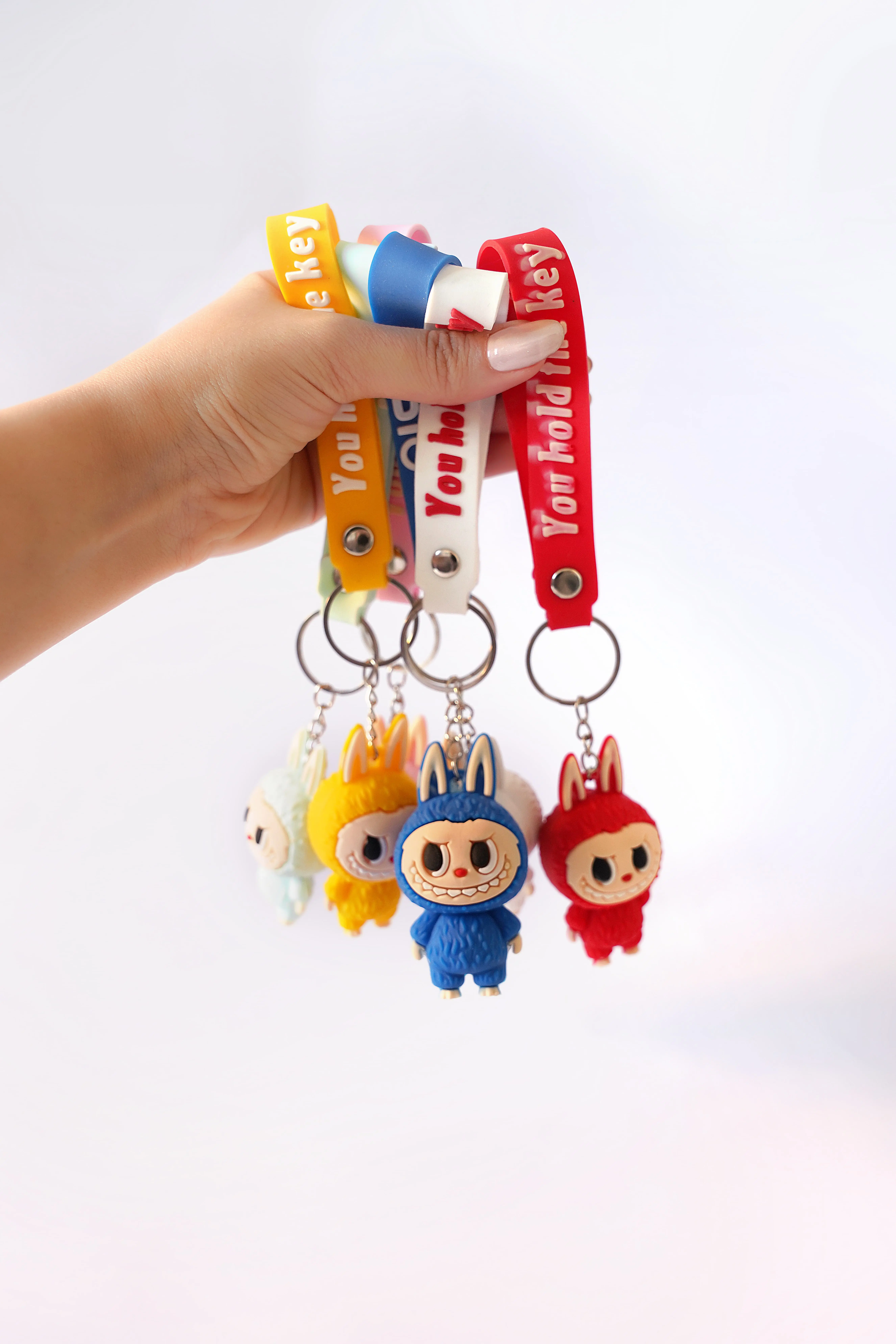 White Labubu Custom Branding